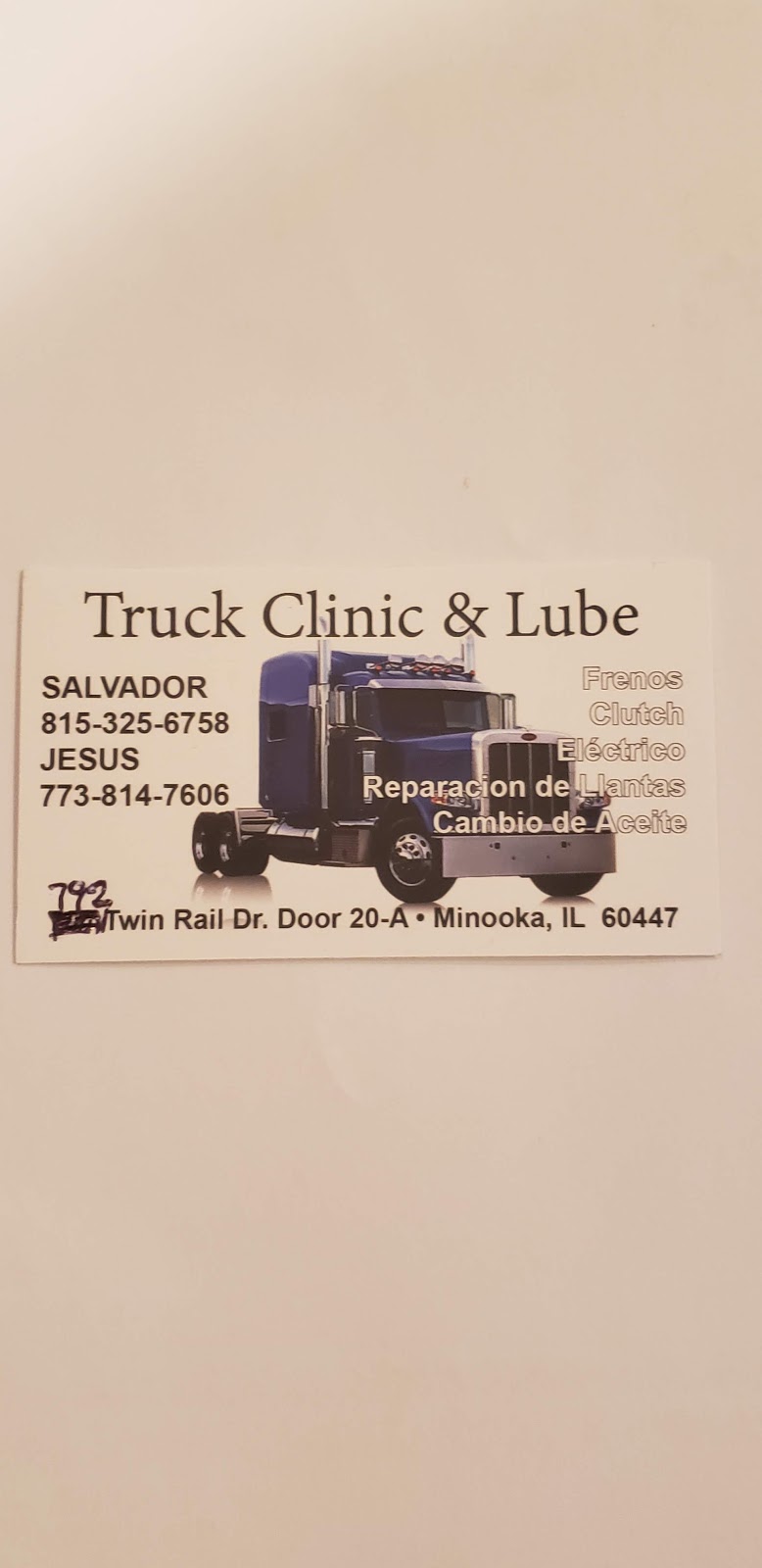 Truck clinic & lube | 792 Twin Rail Dr, Minooka, IL 60447 | Phone: (331) 233-3838