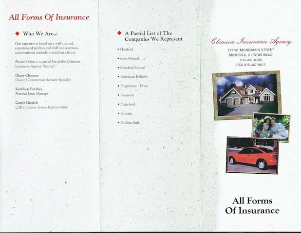 Clennon Insurance Agency | 127 W Mondamin St, Minooka, IL 60447 | Phone: (815) 467-6166