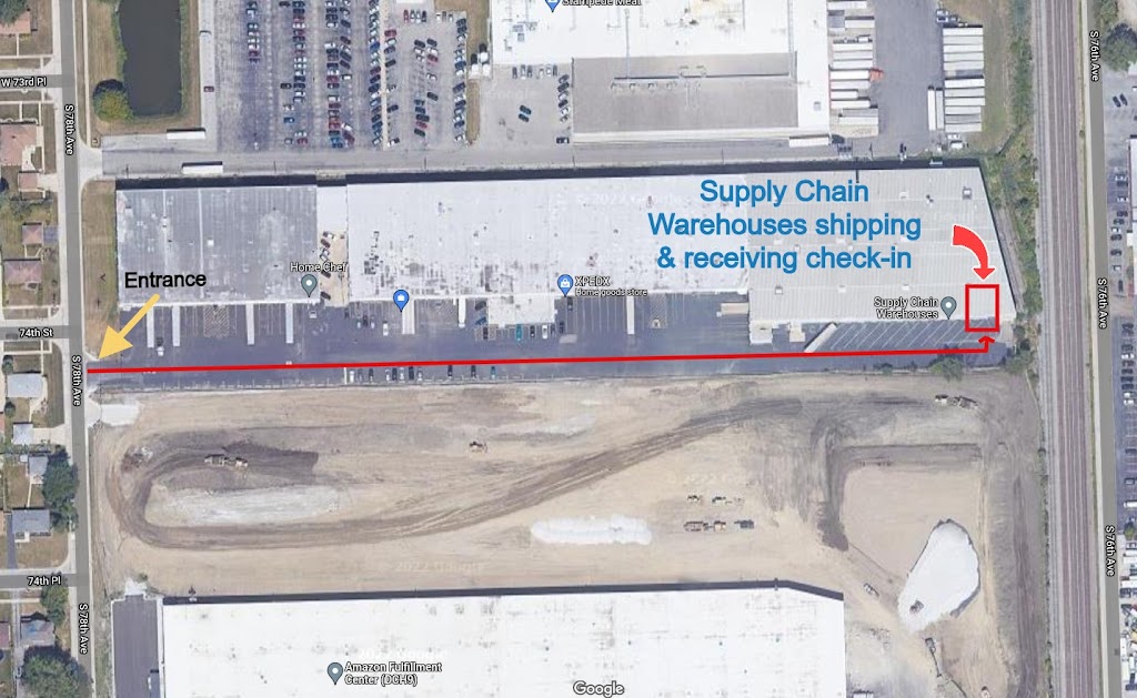 Supply Chain Warehouses | 7401 S 78th Ave, Bridgeview, IL 60455 | Phone: (832) 470-5820