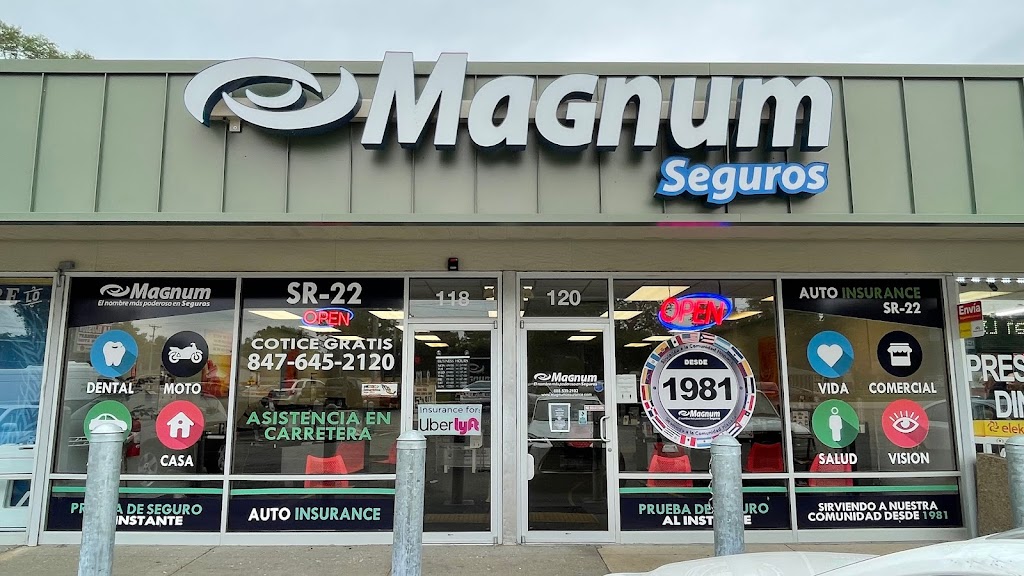 Magnum Insurance Agency | 118 N John F.Kennedy Dr, Carpentersville, IL 60110 | Phone: (847) 645-2120