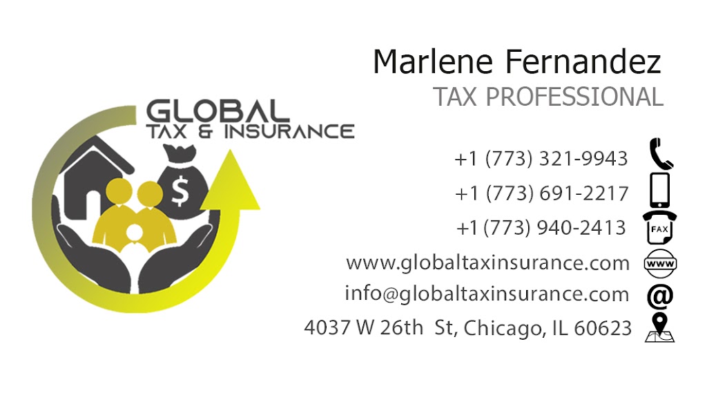 GLOBAL TAX & INSURANCE | 4037 W 26th St, Chicago, IL 60623 | Phone: (773) 321-9943
