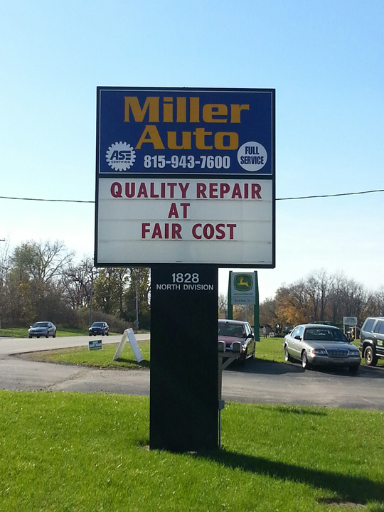 Miller Auto Repair, Inc. | 1828 N Division St, Harvard, IL 60033 | Phone: (815) 943-7600
