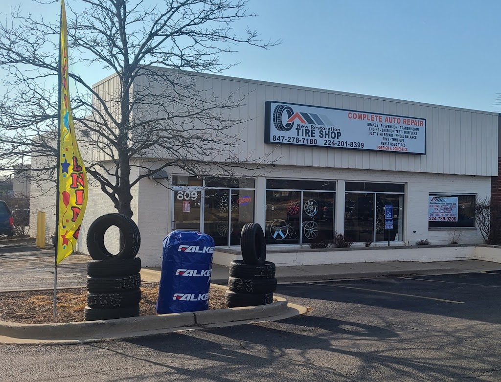 New Restoration Tire Shop | 809 W Higgins Rd, Schaumburg, IL 60195 | Phone: (847) 278-7180