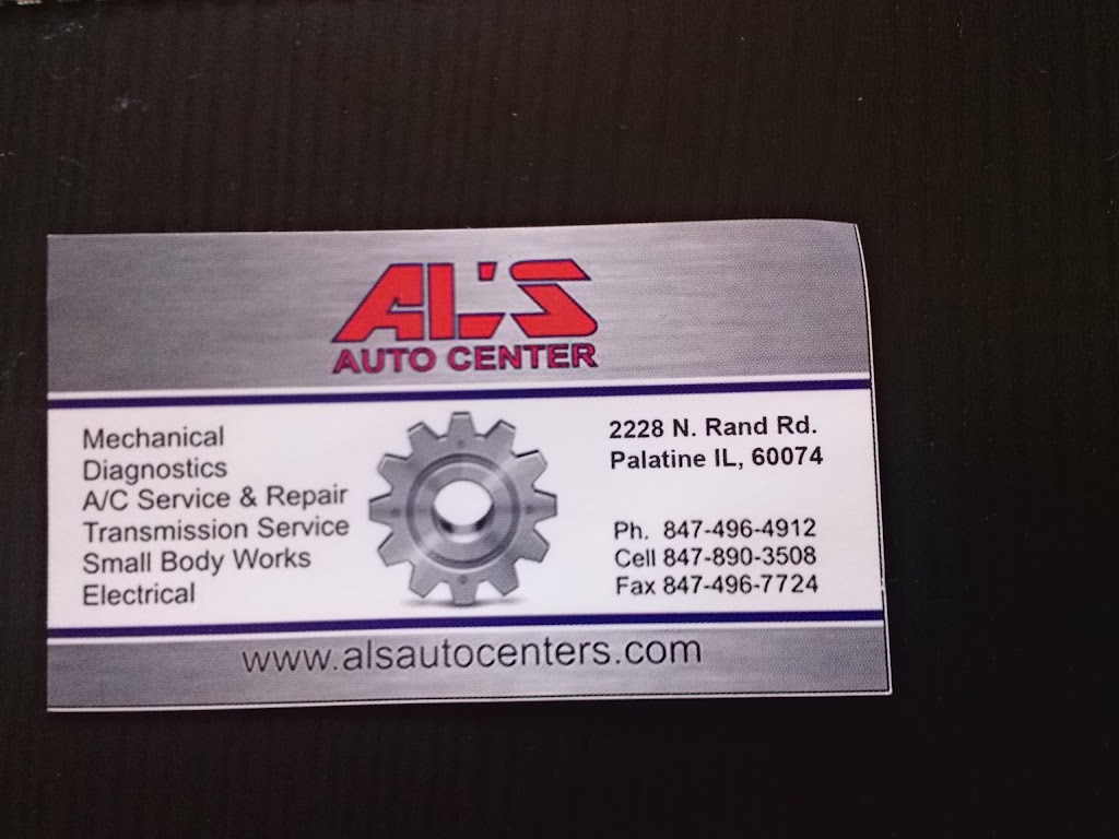 AIs Auto Center Inc | 2228 N Rand Rd, Palatine, IL 60074 | Phone: (847) 496-4912