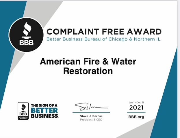 American Fire & Water Restoration | 1022 27th St, Zion, IL 60099 | Phone: (847) 514-9305