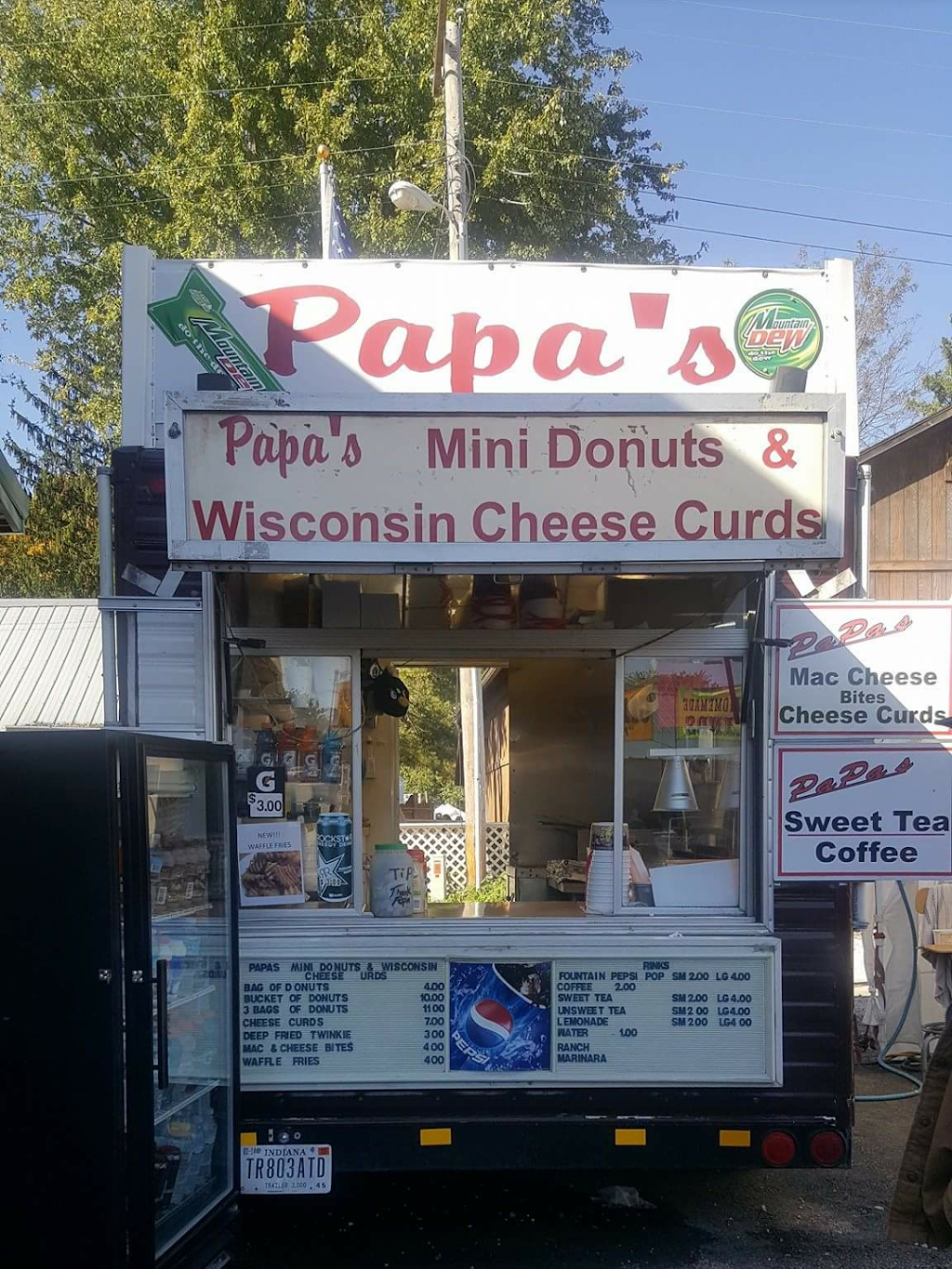 Papas Mini Donuts & Cheese Curds | 15310 Morse St, Lowell, IN 46356 | Phone: (219) 746-4562